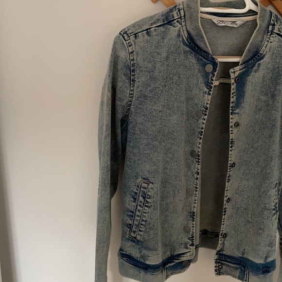 Silo Jeans | Bomber Jean Jacket - Picture 3 of 4